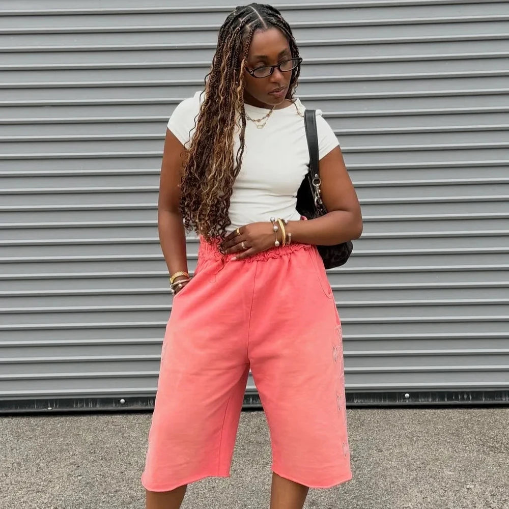 Trendy Streetwear Jogger Shorts