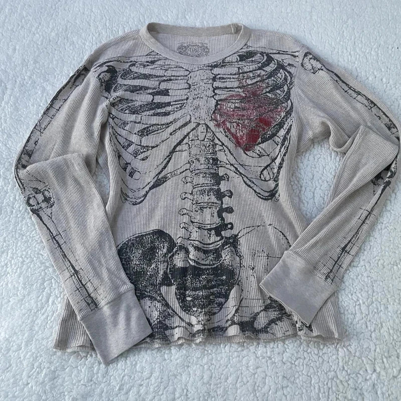 Gothic Skeleton Graphic Tee