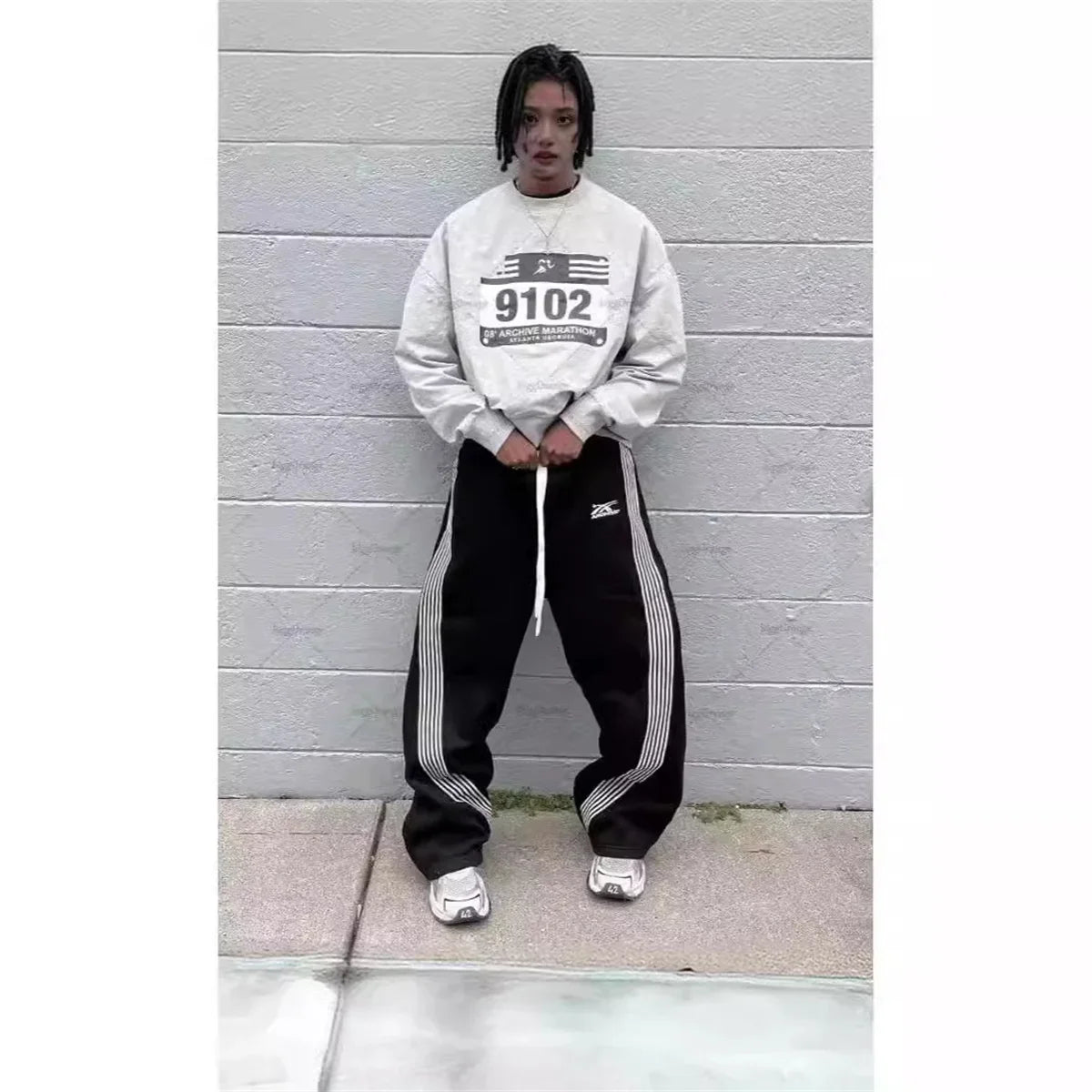 Vintage Gray Tactical Joggers