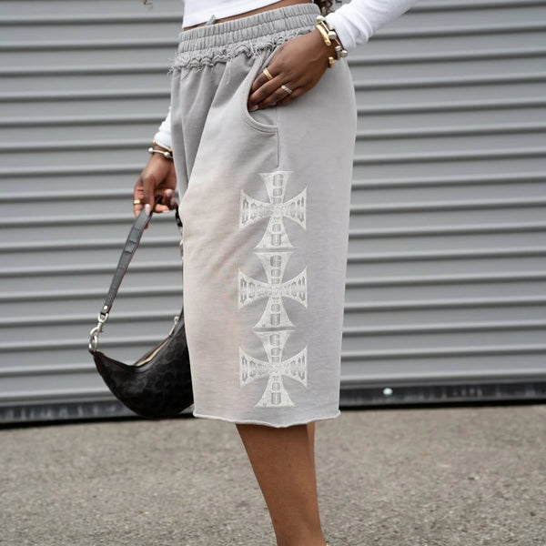 Trendy Streetwear Jogger Shorts