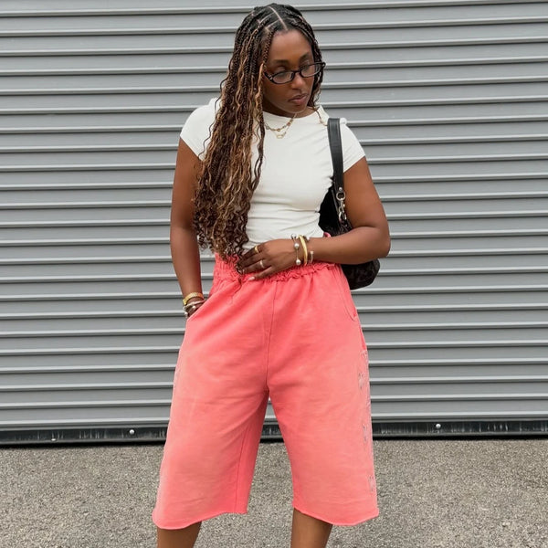 Trendy Streetwear Jogger Shorts