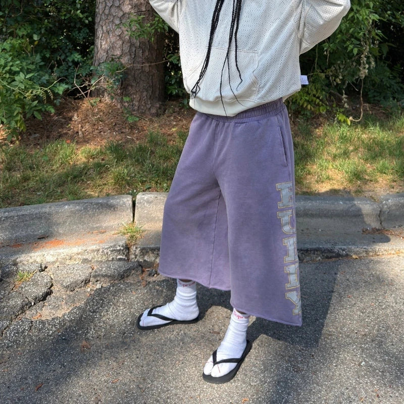 Imperfect Retro Purple Sweatpants