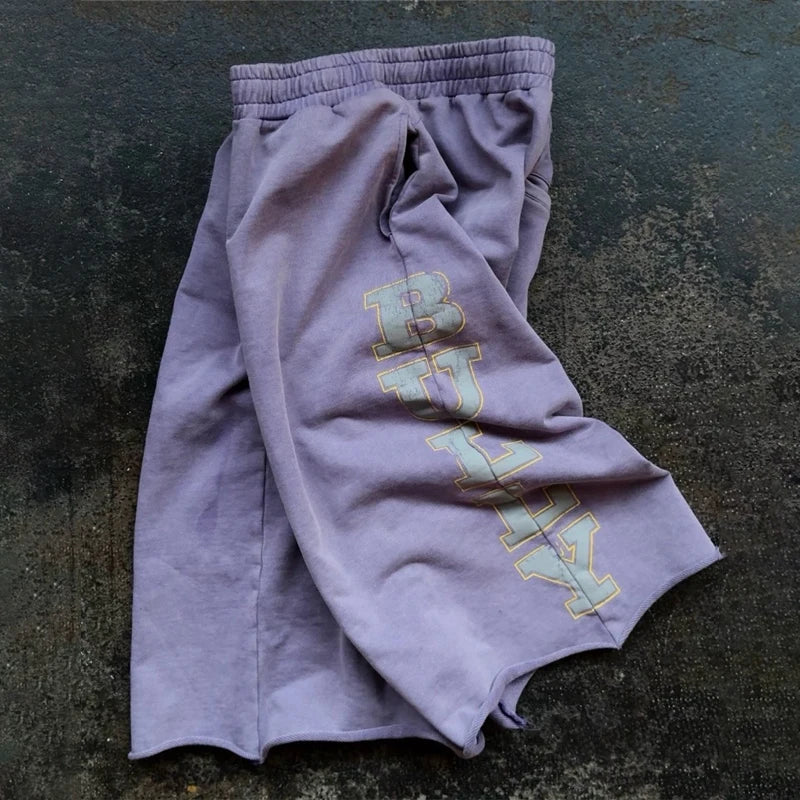 Imperfect Retro Purple Sweatpants